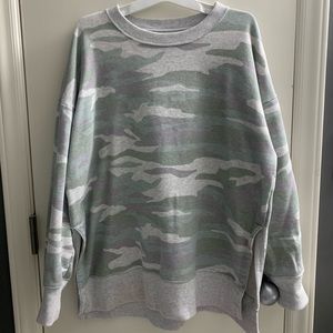 AERIE PASTEL CAMO SWEATSHIRT